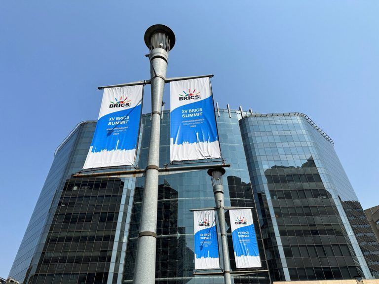 Der Gipfel findet im Sandton Convention Centre in Johannesburg statt. reuters
