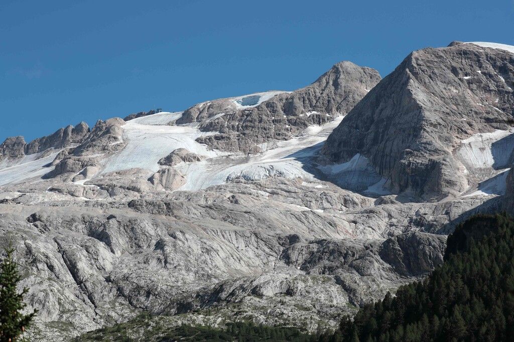 Marmolada-Gletscher schrumpft weiter