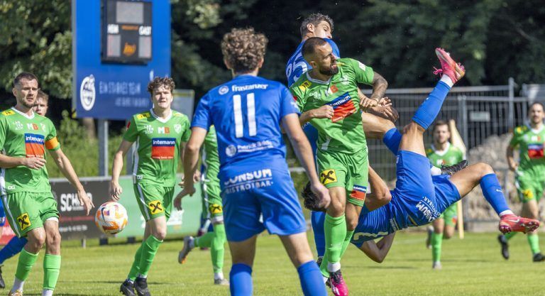 Es war mächtig was los beim Saisonauftakt des SC Göfis mit dem 5:2-Sieg über Lauterach.stiplovsek