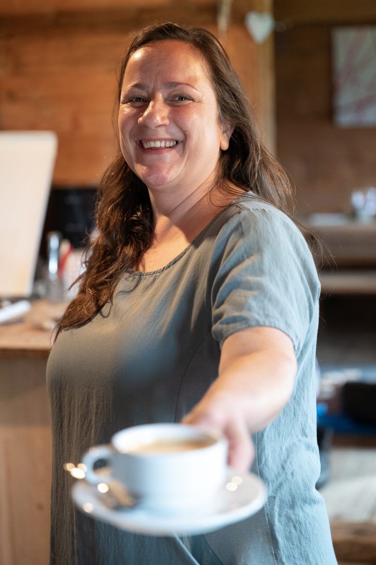 Auch auf Kaffeegenuss wird auf der Weißenfluh Wert gelegt.