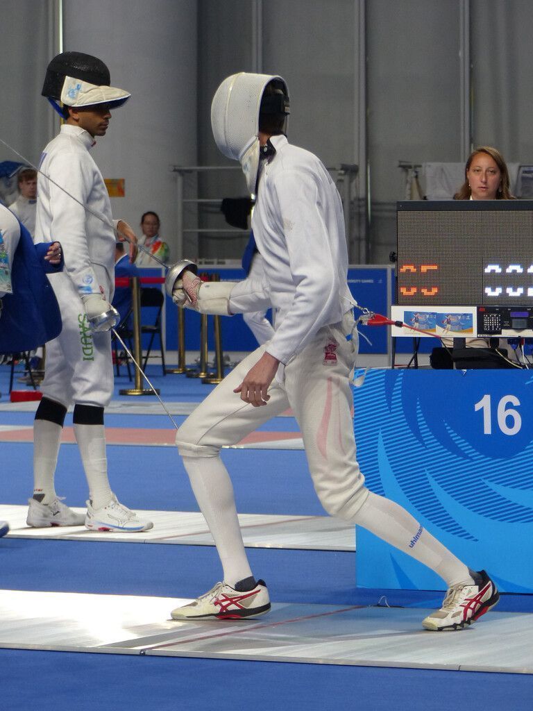 Samuel Berktold erreichte Rang 37 im Degen-Einzel.Unisport Austria