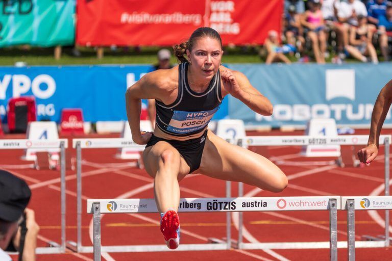Siebenkämpferin Isabel Posch ist auf Kurs in Richtung Rekord und Medaille. GEPA