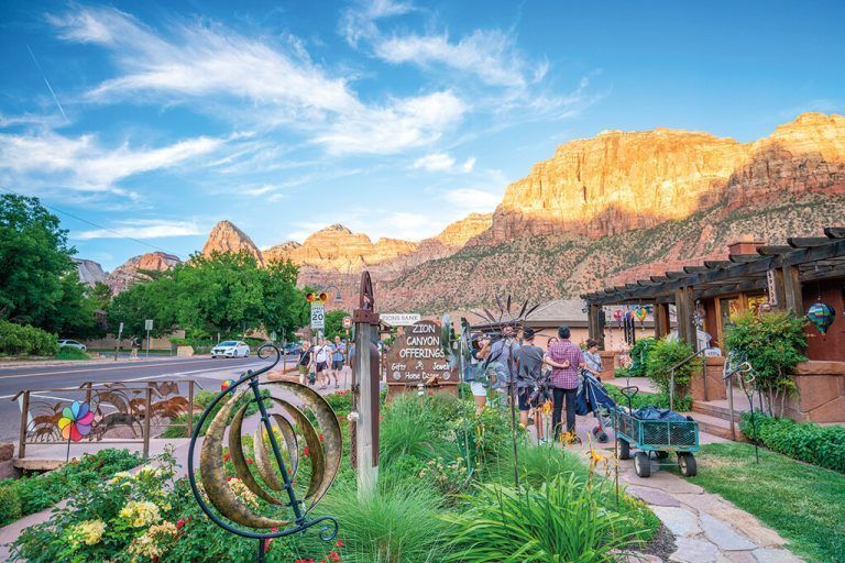Springdale lebt hauptsächlich von Touristen, die den Zion Canyon besuchen.