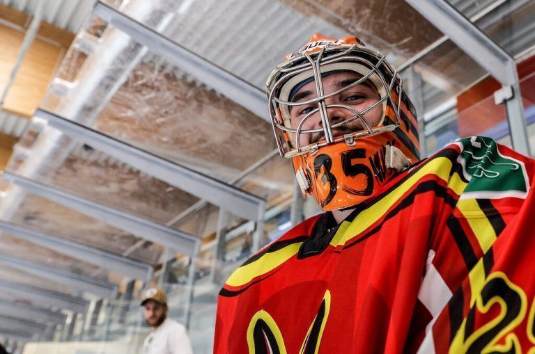 Torhüter Felix Nussbacher wird vom EHC Lustenau verpflichtet.gepa