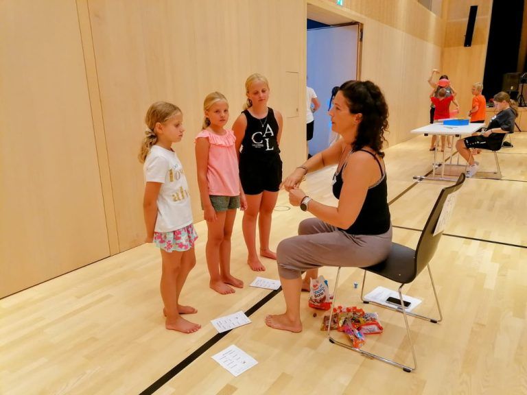 Auch ein Stimm-Parcours zählte zum abwechslungsreichen Programm.