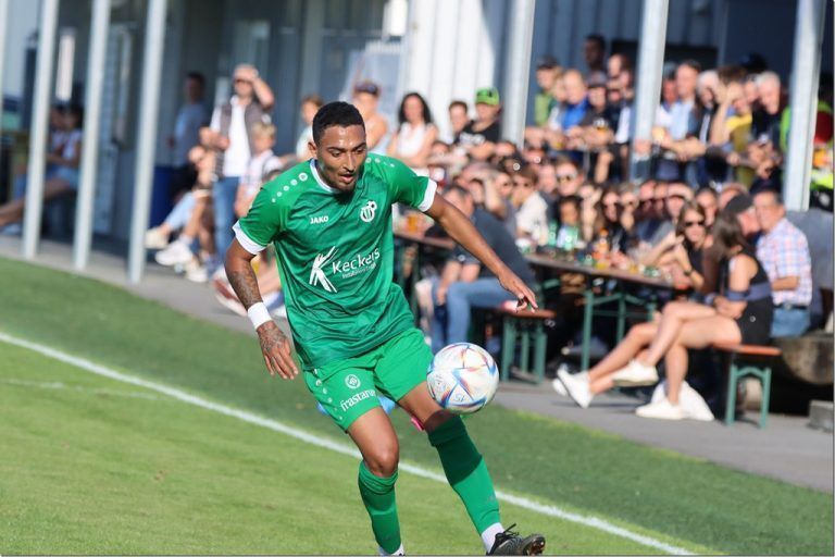 Torschütze Nascimento gelang für die Walgauer in der 70. Minute das Goldtor.