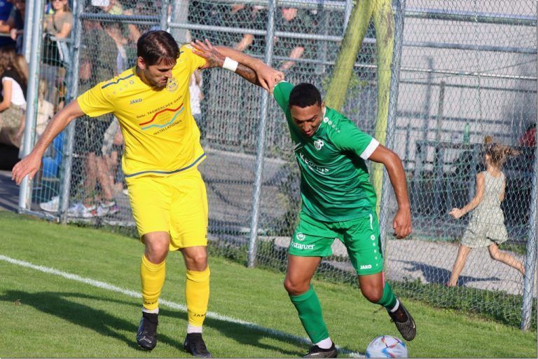 Mit Mittelstürmer Henrique de Meneses Nascimento gewann Frastanz das Derby in Meiningen.