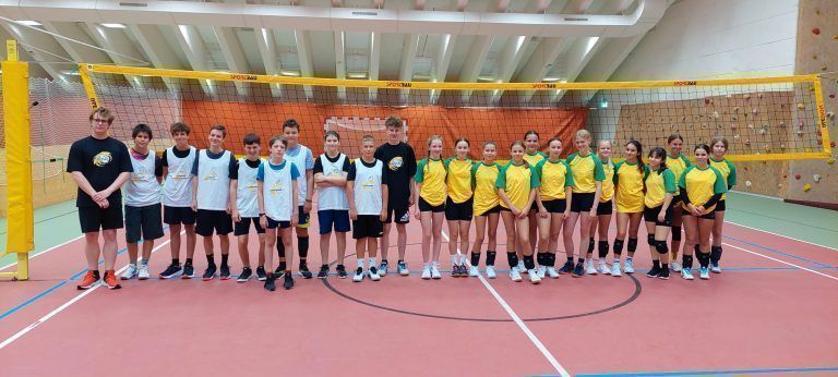 Die Nachwuchsakteure des FFG Feldkirch Volley.
