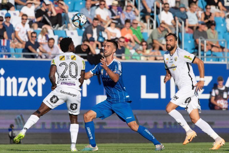 In der Liga war das Duell SCR Altach gegen BW Linz ein Aufeinandertreffen auf Augenhöhe.Gepa