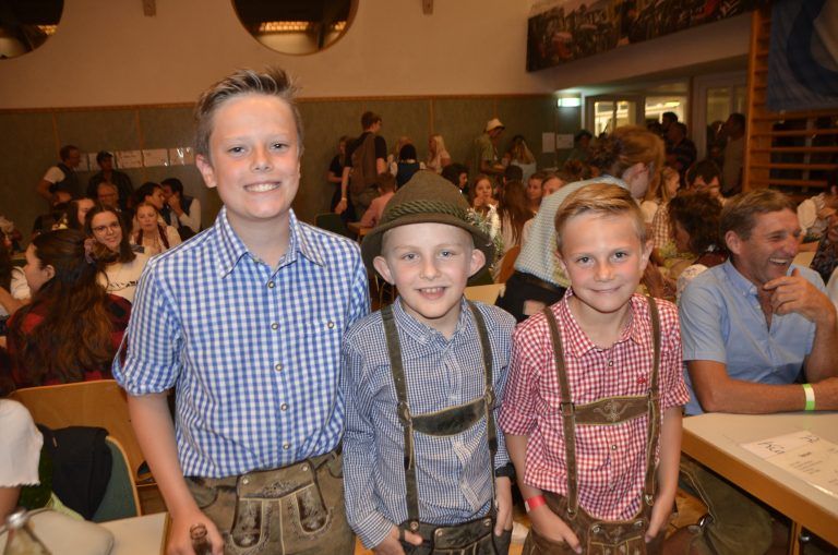 Der Älplernachwuchs feierte ebenfalls im Kristbergsaal.
