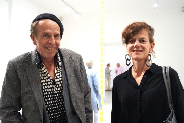 Die Künsler Gerry Ammann und Uta Belina Waeger.