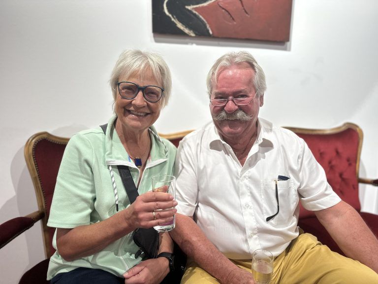 Eva-Maria und Josef Begle waren von der Ausstellung begeistert.