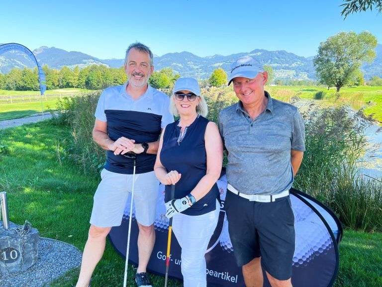 Gregor Hilbrand, Ingeborg Kopf und Peter Sieber hatten ihren Spaß.