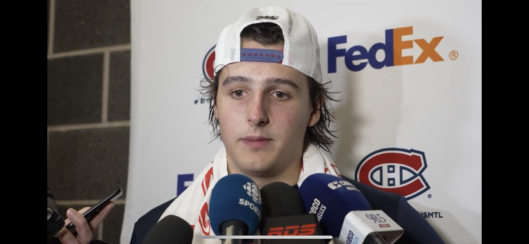 David Reinbacher gab zu, dass er zu Beginn etwas nervös war.