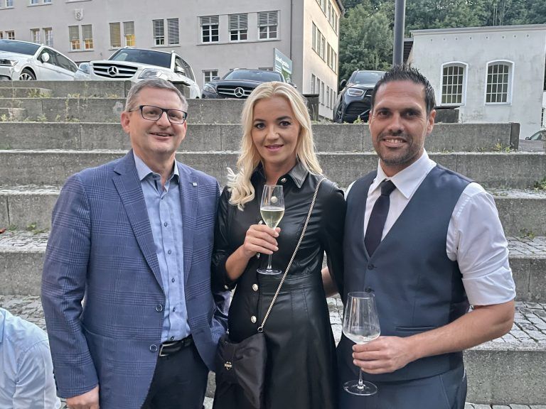 Klaus Himmelreich, Nathalie und Franz Josef Giesinger.