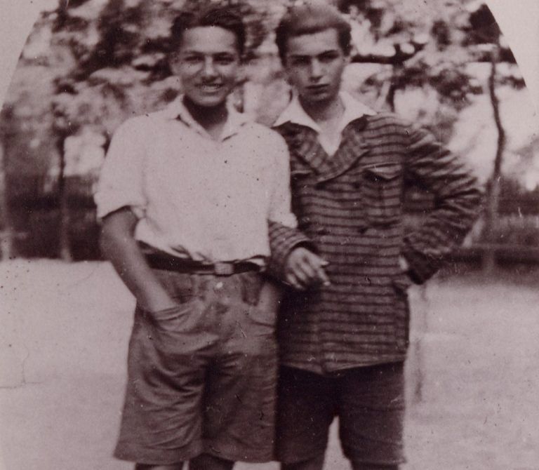 Jura Soyfer und sein Jugendfreund Hugo Ebner.