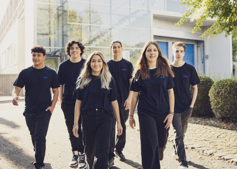 faigle Sechs neue Lehrlinge starteten ihre Ausbildung an den beiden faigle-Standorten in Hard.