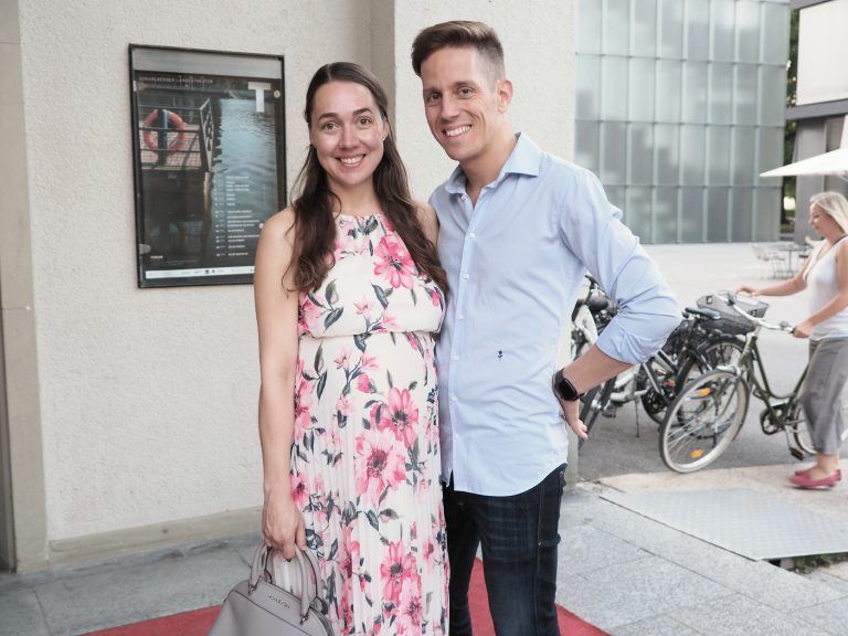 Rebecca und Markus Huber genossen den Abend.