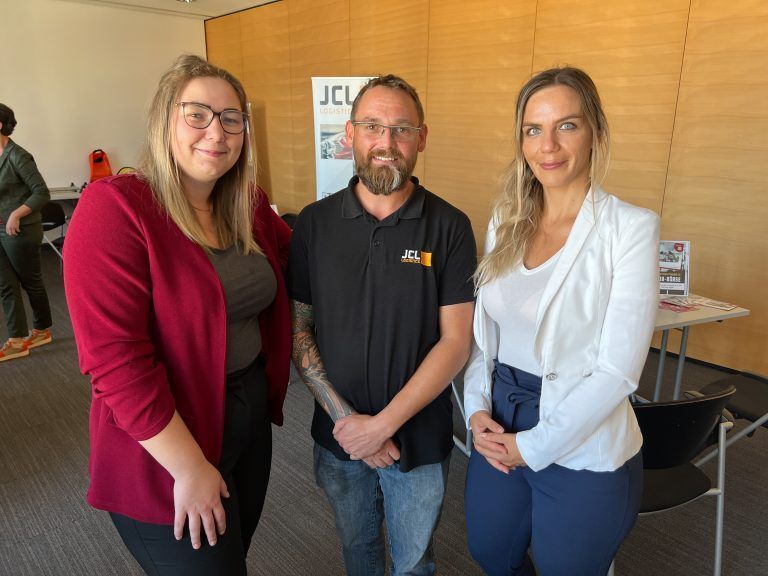 Sabrina Böhler, Michael Welte und Bettina Marjanovic standen Rede und Antwort.