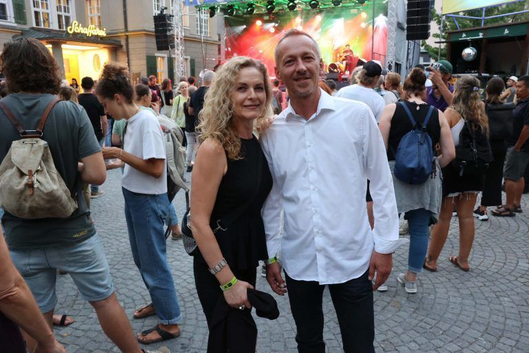 Barbara Walk und Sommelier Marc.