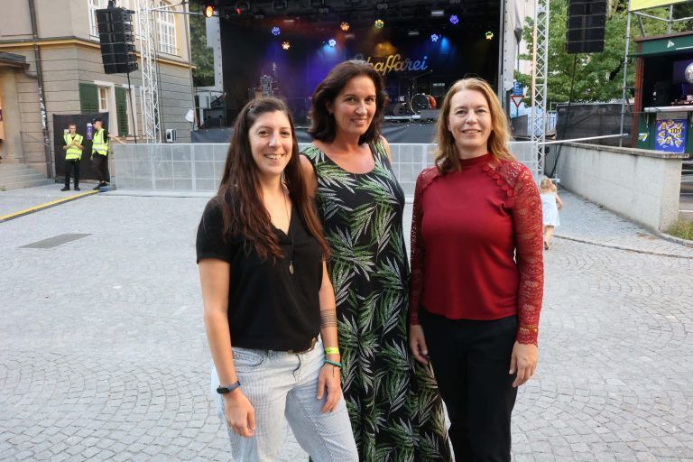 IfS-Betriebsrätinnen Melanie Fischer, Iris Seewald und Christine Doblhammer.