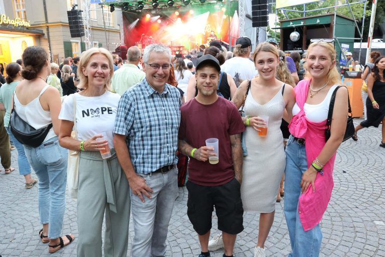 Ruth und Artur Gaßner, Marcel Kohl, Anna Magdalena und Miriam Gaßner.