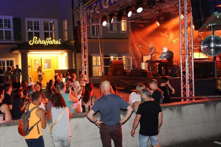 Gute Stimmung am Eröffnungstag. 