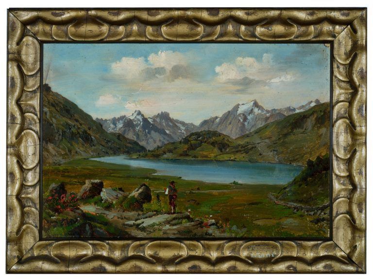 Gemälde "Spulersee" in der Sommerausstellung des Schattenburgmuseums. <span class="copyright">GERHARD BEER (2)</span><span class="copyright"> </span>