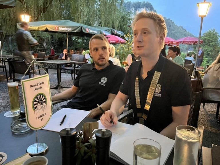 Als Vorarlberger Tabler ist Marcel Keckeis immer wieder auch bei anderen Round Tables in Österreich zugegen.