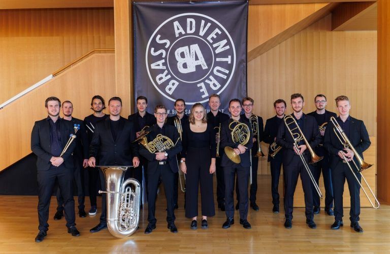 Das Ensemble BrassAdventure startet seine Tournee in Satteins. BrassAdventure