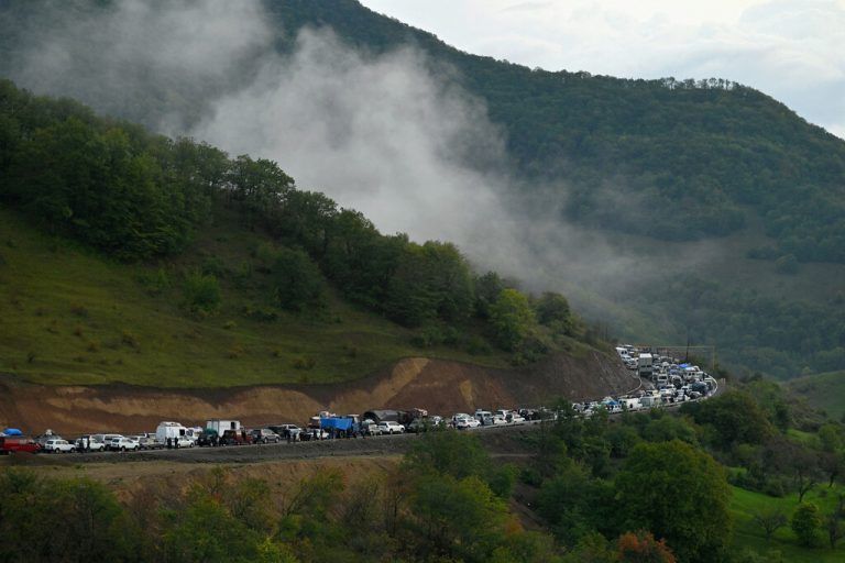 Der Abstrom aus Berg-Karabach ist weiter enorm.Reuters