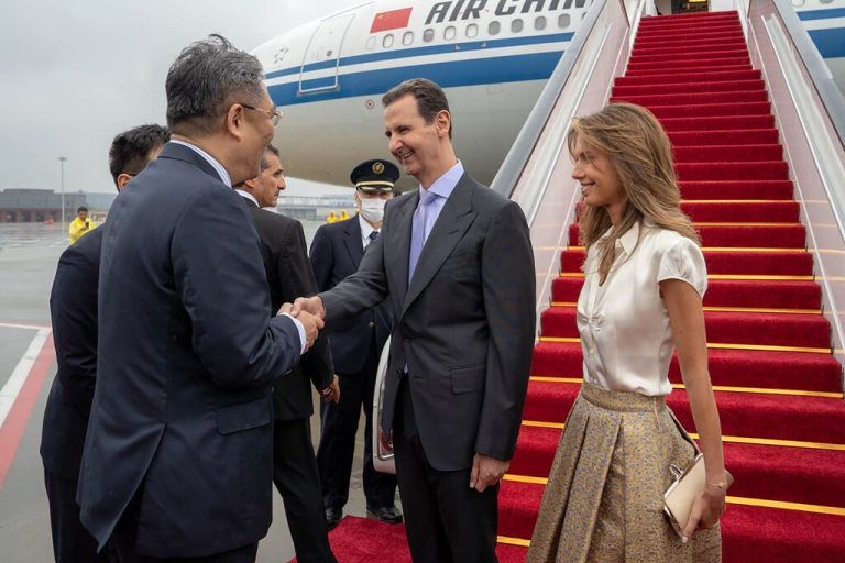 Der syrische Machthaber reiste nach Hang­zhou.   Sana/AFP