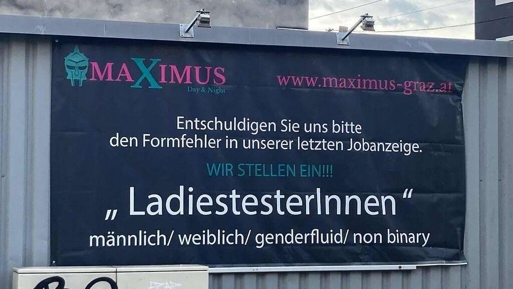 Dreiste Plakate an Bordell erhitzen die Gemüter in Graz