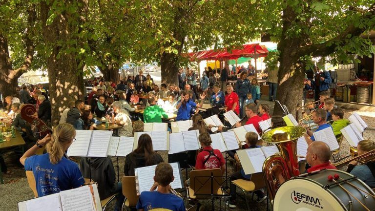 Die Jungmusik Satteins-Schlins-Schnifis sorgt für die musikalische Gestaltung der Messfeier am Sonntag.mon(