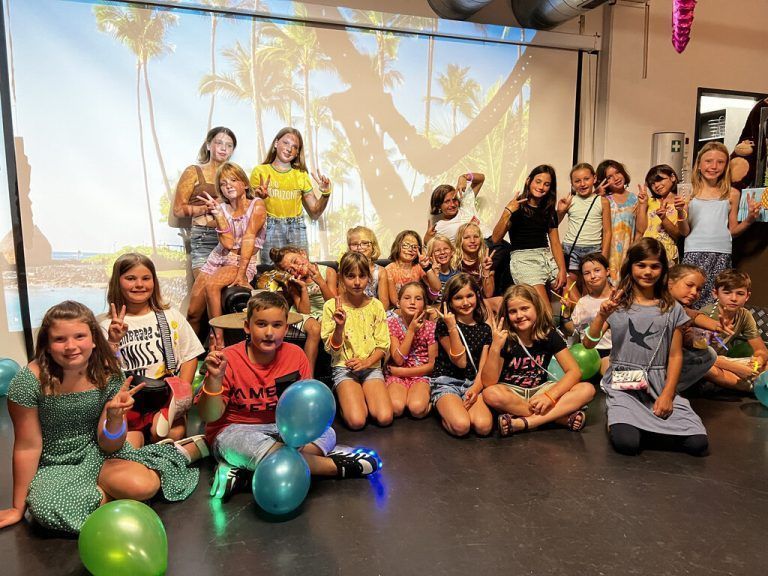 Die Kinderdisco kam bei den Teilnehmerinnen und Teilnehmern gut an.