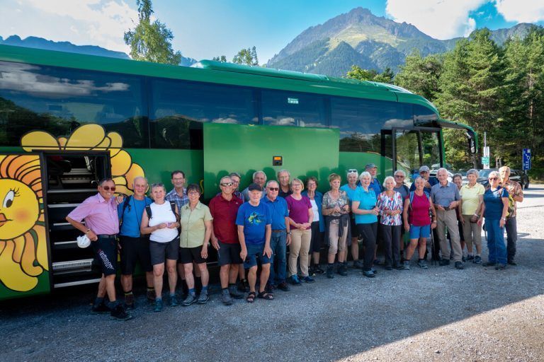 Die Vorarlberg 50plus-Gruppe eroberte die Höhen der Untermarkter Alm und den Muttekopf in der Erlebnisbergwelt Hochimst.50plus Lauterach