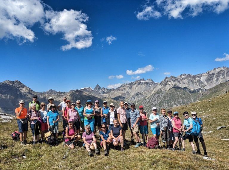 Eine schöne Wanderwoche in Nauders-Reschen erlebten diese Wanderfreunde. vorarlberg 50plus