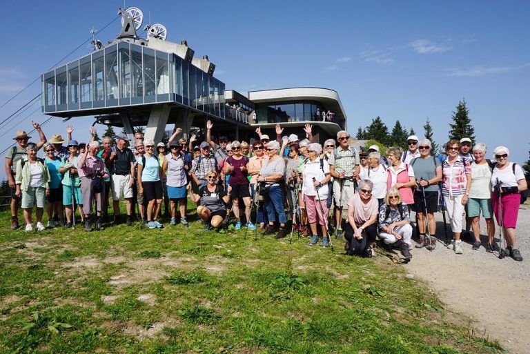 Einen schönen Wandertag erlebten die Bergfreunde in Bezau.verein vorarlberg 50plus