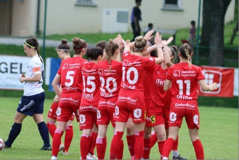 Viermal jubeln durften die Frauen des FC RW Rankweil zum Saisonstart in Bregenz. <span class="copyright">VN-TK (2)</span>