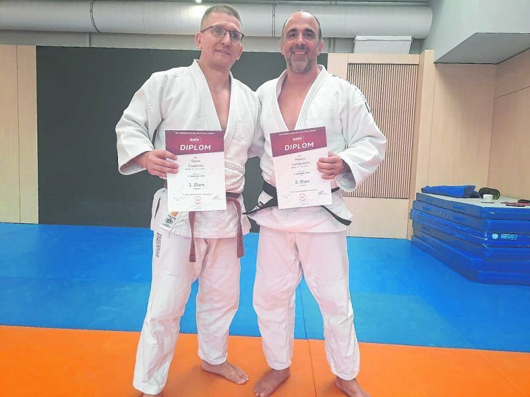 Herzliche Gratulation an Gianni Cupanas und Marco Lamprecht zu ihren neuen DAN-Graden. UJC Hohenems.