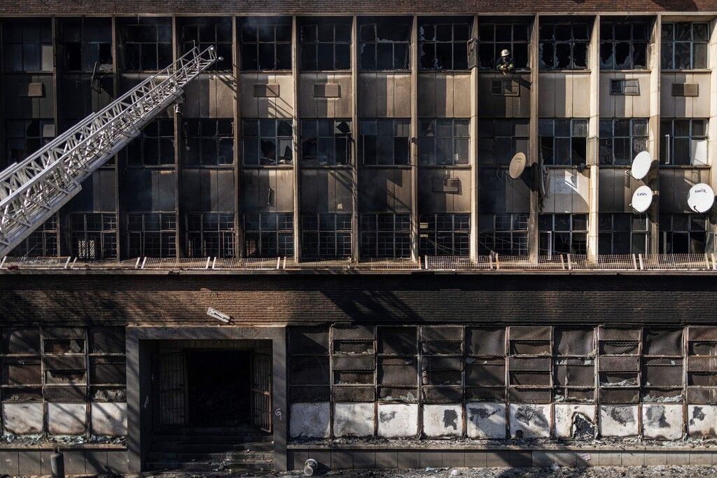 Dutzende Tote bei  Großbrand in Südafrika