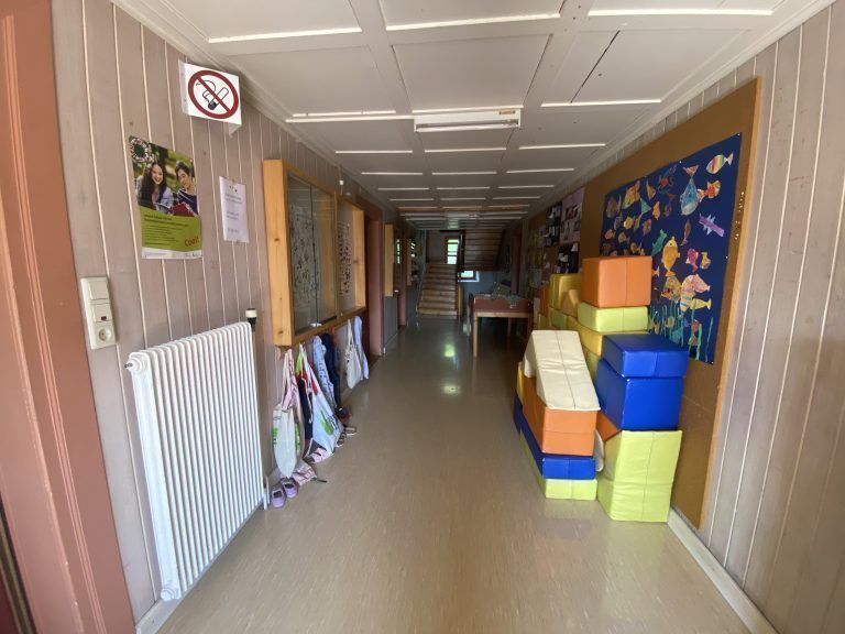 Der jetzige Flur wird es in Zukunft in dieser Form nicht mehr geben, sondern ergibt einen neuen Raum.