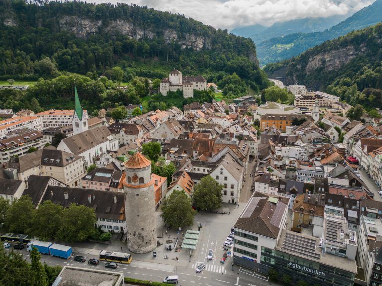 In der Stadt Feldkirch sind, noch vor der Gemeinde Lech, die meisten Zweitwohnsitznehmer im Land gemeldet. VN/ Steurer