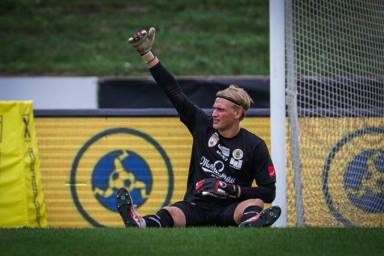 Jakob Odehnal hielt den Kasten bei der Vienna rein.gepa