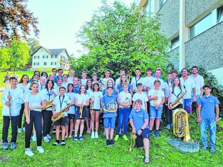 Jugendmusik Nofels und Jugendmusik Ingerkingen.MV Feldkirch-Nofels