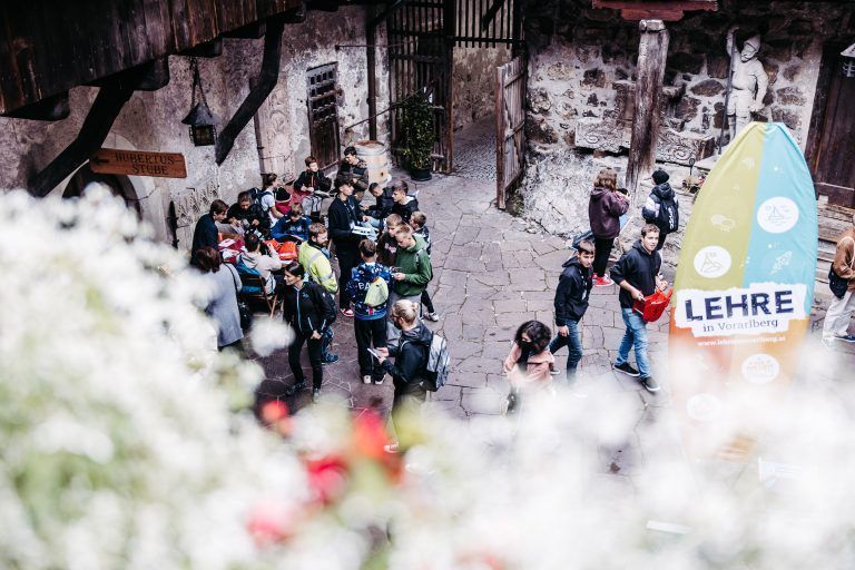 Expedition in die Lehrlingswelt beim Rheinbähnle in Lustenau.