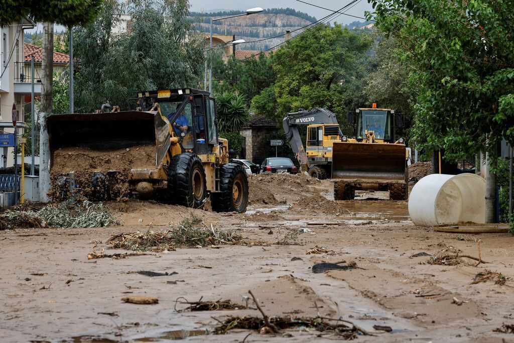 Aufräumarbeiten in Volos laufen auf ­Hochtouren