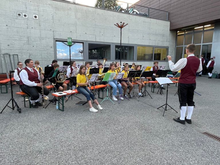Die Jungmusik des Musikvereins Frastanz präsentierte ihr neu einstudiertes Repertoire.