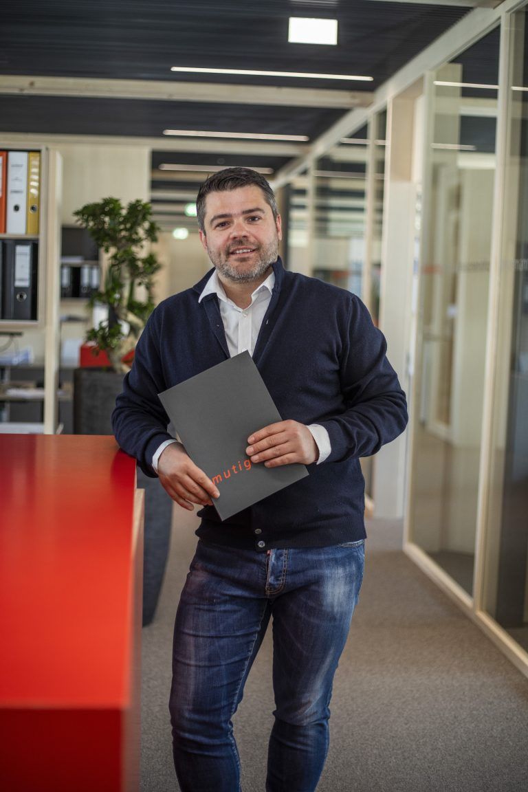 Geschäftsführer Christian Kaufmann. <span class="copyright">Kaufmann Bausysteme</span>