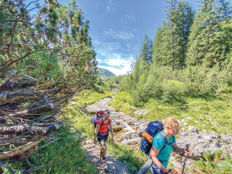 Wandern bringt viele Vorteile mit sich und bringt unter anderem das Herz-Kreislauf-System und den Stoffwechsel in Schwung.